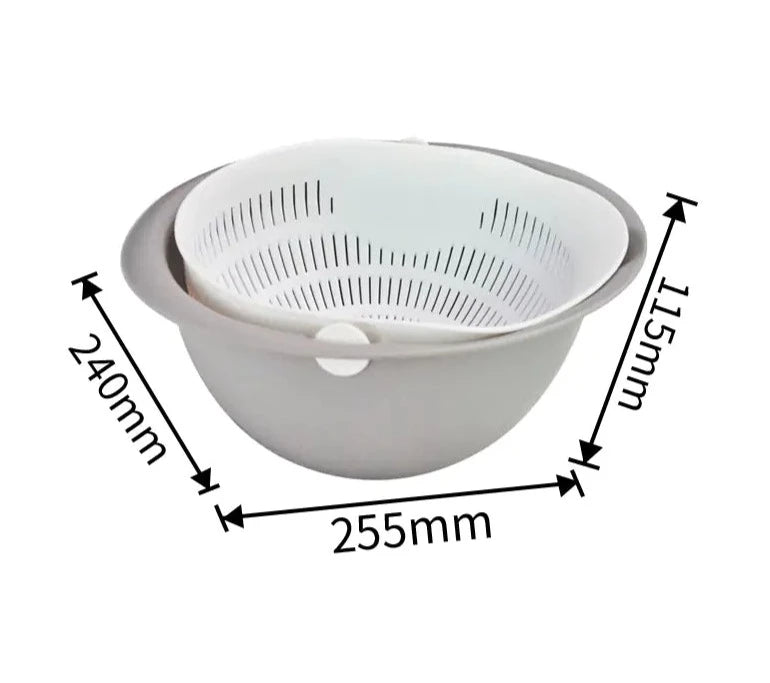 Double-layer Vegetable Washing Basin