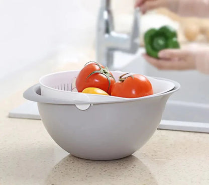 Double-layer Vegetable Washing Basin